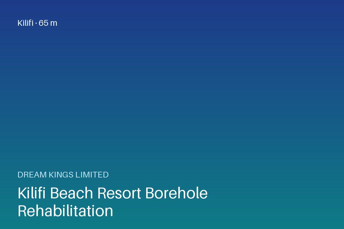 Kilifi Beach Resort Borehole Rehabilitation